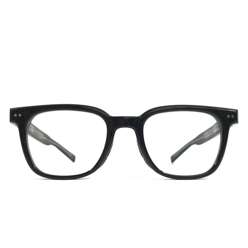 Gentle Monster Eyeglasses Frames EVAN Col.01 Shiny Black Silver 52-22-146